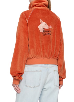 背面 - 点击放大 - HALFWAY NATIVE - Terrier Graphic Velour Jacket