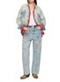 模特儿示范图 - 点击放大 - FOUND - Hand Art Light Wash Jeans