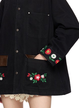  - FOUND - Floral Embroidered Work Jacket
