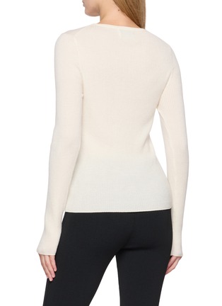背面 - 点击放大 - R2W - Lyon Ribbed Cashmere Knit Sweater