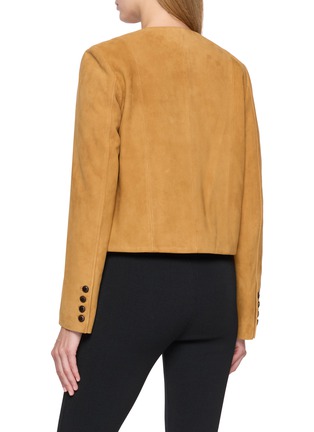 背面 - 点击放大 - R2W - Hannah Collarless Suede Short Jacket