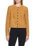 首图 - 点击放大 - R2W - Hannah Collarless Suede Short Jacket