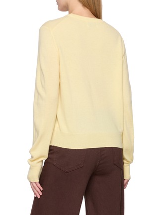 背面 - 点击放大 - R2W - Round Neck Cashmere Knit Sweater