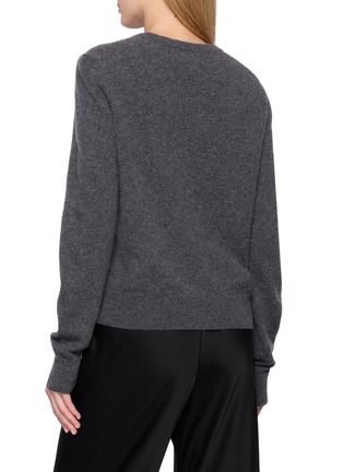 背面 - 点击放大 - R2W - Round Neck Cashmere Knit Sweater