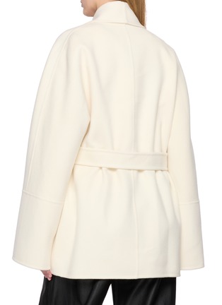 背面 - 点击放大 - R2W - Marena Shawl Collar Wool Cashmere Handmade Coat