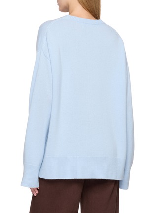 背面 - 点击放大 - R2W - Rasmo Round Neck Wool Cashmere Knit Sweater