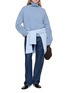 模特儿示范图 - 点击放大 - R2W - Straight Hem Turtleneck Knit Sweater