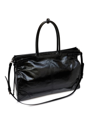 模特儿示范图 - 点击放大 - PRADA - Extra-Large  Bonnie Leather Shoulder Bag