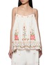 首图 - 点击放大 - FARM RIO - Flower Embroidered Sleeveless Tunic