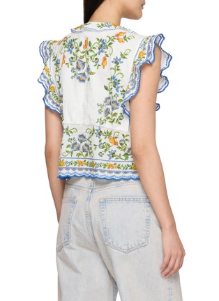 背面 - 点击放大 - FARM RIO - Emily Floral Tapestry Blouse