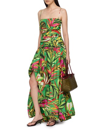 模特儿示范图 - 点击放大 - FARM RIO - Tropical Dream Maxi Dress