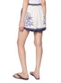 背面 - 点击放大 - FARM RIO - Coast Scarf Print Drawstring Waistband Shorts