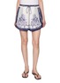 首图 - 点击放大 - FARM RIO - Coast Scarf Print Drawstring Waistband Shorts