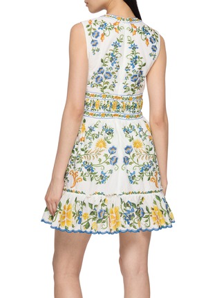 背面 - 点击放大 - FARM RIO - Emily Floral Tapestry Mini Dress