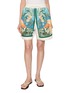 首图 - 点击放大 - FARM RIO - Mosaic Print Drawstring Shorts