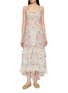 首图 - 点击放大 - FARM RIO - Rendeira Ruffle Floral Maxi Dress