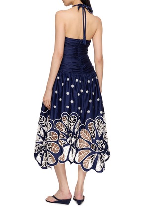 背面 - 点击放大 - FARM RIO - Richelieu Embroidered Midi Dress