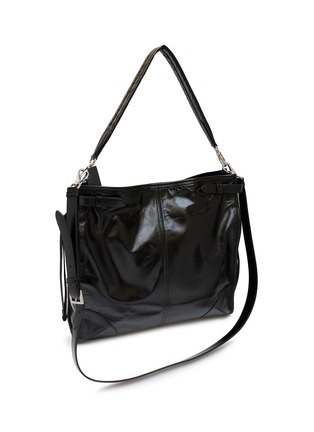 模特儿示范图 - 点击放大 - PRADA - Bonnie Belted Leather Shoulder Bag