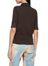 背面 - 点击放大 - JW ANDERSON - Short Sleeve Contrast Collar Knit Polo Top