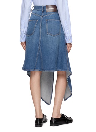 背面 - 点击放大 - JW ANDERSON - Drop Front Asymmetrical Medium Wash Denim Skirt