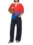 模特儿示范图 - 点击放大 - JW ANDERSON - Oversized Stripe Polo Shirt