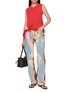 模特儿示范图 - 点击放大 - JW ANDERSON - Hem Knot Cotton Tank Top