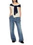 模特儿示范图 - 点击放大 - JW ANDERSON - Layered Off Shoulder Tank Top