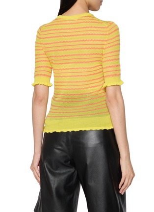 背面 - 点击放大 - JW ANDERSON - Sheer Fairisle Top