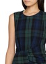  - JW ANDERSON - Chequered Cotton Cloqué Dress