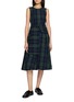 首图 - 点击放大 - JW ANDERSON - Chequered Cotton Cloqué Dress