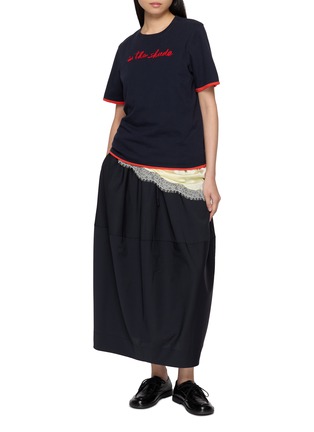 模特儿示范图 - 点击放大 - JW ANDERSON - In The Shade Embroidered T-Shirt