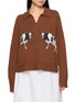 首图 - 点击放大 - FARM RIO - Cow Knit Sweater