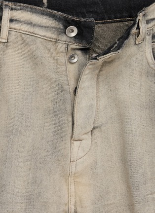  - RICK OWENS - Bolan Cut-Off Cropped Cotton Denim Jeans