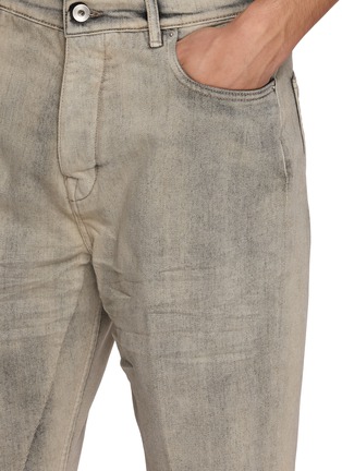  - RICK OWENS - Bolan Cut-Off Cropped Cotton Denim Jeans