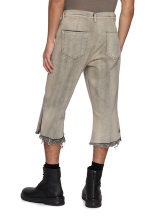 背面 - 点击放大 - RICK OWENS - Bolan Cut-Off Cropped Cotton Denim Jeans