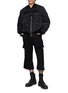模特儿示范图 - 点击放大 - RICK OWENS - Two Piece Flight Jacket