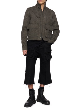 模特儿示范图 - 点击放大 - RICK OWENS - Tower Alice Jacket