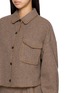 - THE LOOM - Shell Edge Flap Pocket Wool Shirt