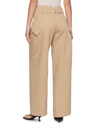 背面 - 点击放大 - THE LOOM - Spiral Line Flap Pocket Barrel Leg Pants