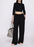 背面 - 点击放大 - SKIMS - REFINED KNIT 露脐开衫