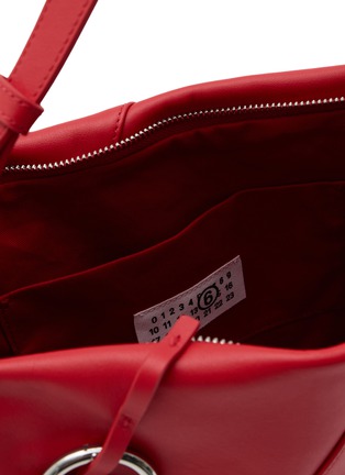 细节 - 点击放大 - MM6 MAISON MARGIELA - Folded Pochette Leather Bag