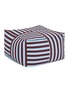 首图 –点击放大 - NOBODINOZ - Ottoman Beanbag — Burgundy Blue Stripes