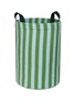 首图 –点击放大 - NOBODINOZ - Round Large Storage Basket — Green Blue Stripes