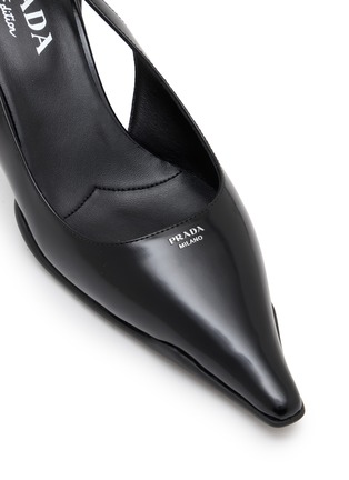 细节 - 点击放大 - PRADA - 55 DECOLETE 绕踝高跟鞋