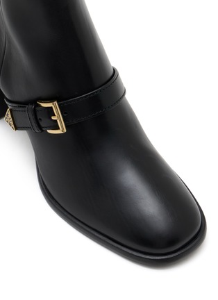 细节 - 点击放大 - PRADA - 65 TRONCHETTI 搭扣高跟及踝靴