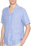  - ORLEBAR BROWN - Maitan Lino Stripe Linen Shirt