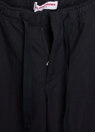  - ORLEBAR BROWN - Alex Drawstring Waistband Linen Pants