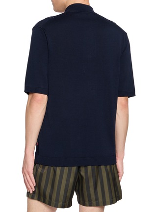 背面 - 点击放大 - ORLEBAR BROWN - Roddy Chevron Stripe Knit Shirt