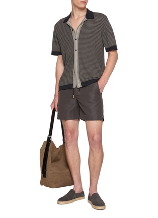 模特儿示范图 - 点击放大 - ORLEBAR BROWN - Bulldog Drawcord Swim Shorts