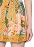  - FARM RIO - Birds Wrap Mini Skirt